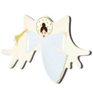Coton Colors Happy Everything Angel Large Attachment Neutral Blue Gold Ceramic